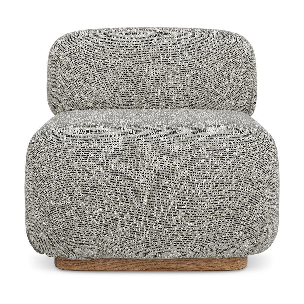 Šedý modul pohovky (středový díl) Ailani – Makamii Makamii