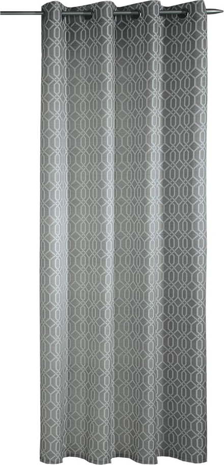 Šedý závěs 135x245 cm Dekor – Sehlbach Sehlbach