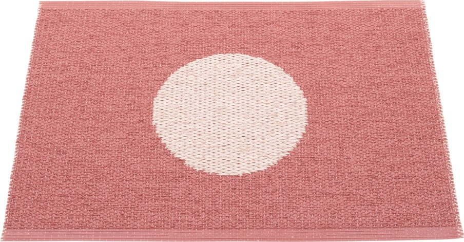 Světle červený vnitřní a venkovní koberec 70x50 cm Vera Pop Blush – Pappelina Pappelina
