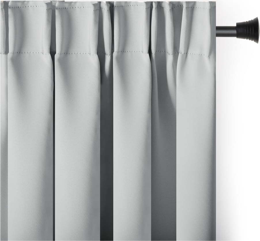 Světle šedý zatemňovací termo závěs 140x270 cm Pleat – Restilo Restilo