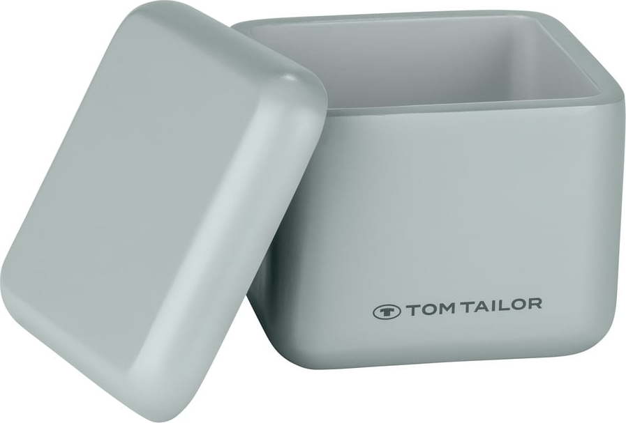 Světle zelený koupelnový organizér na vatové tampony z polyresinu Tom Tailor T-Rounded – Wenko WENKO