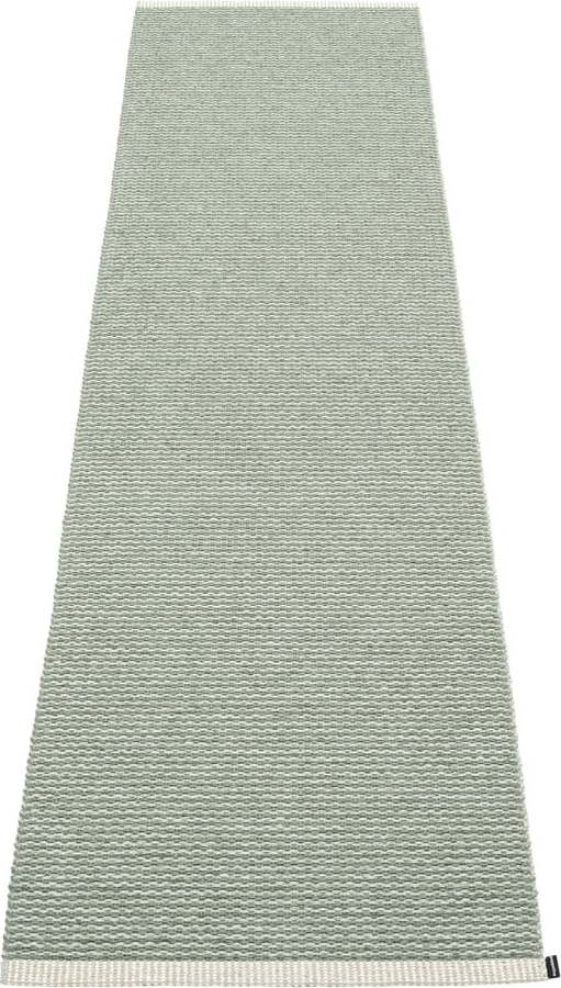 Světle zelený vnitřní a venkovní běhoun 70x300 cm Mono Sage Army – Pappelina Pappelina