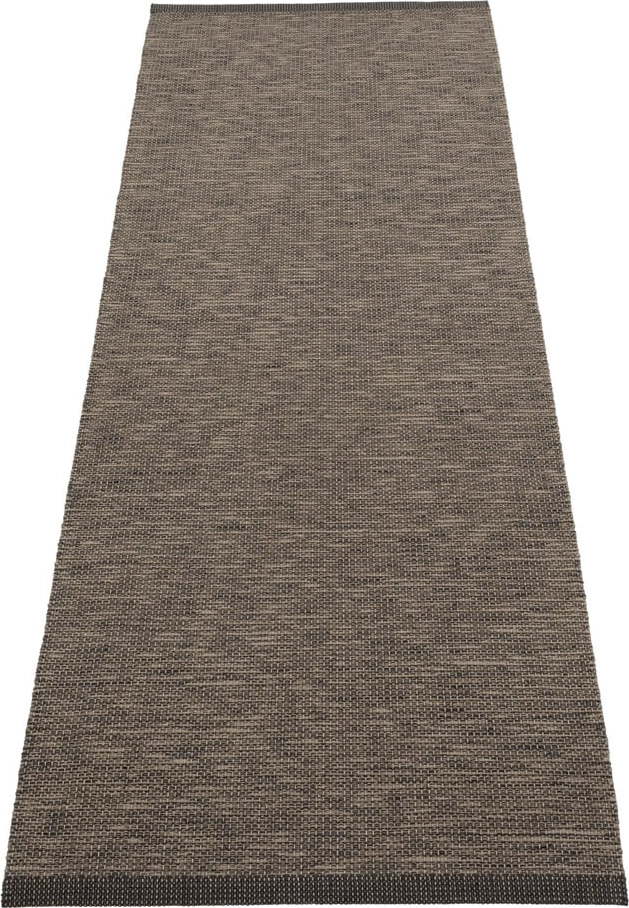 Tmavě hnědý vnitřní a venkovní běhoun 70x225 cm Sam Black Walnut – Pappelina Pappelina