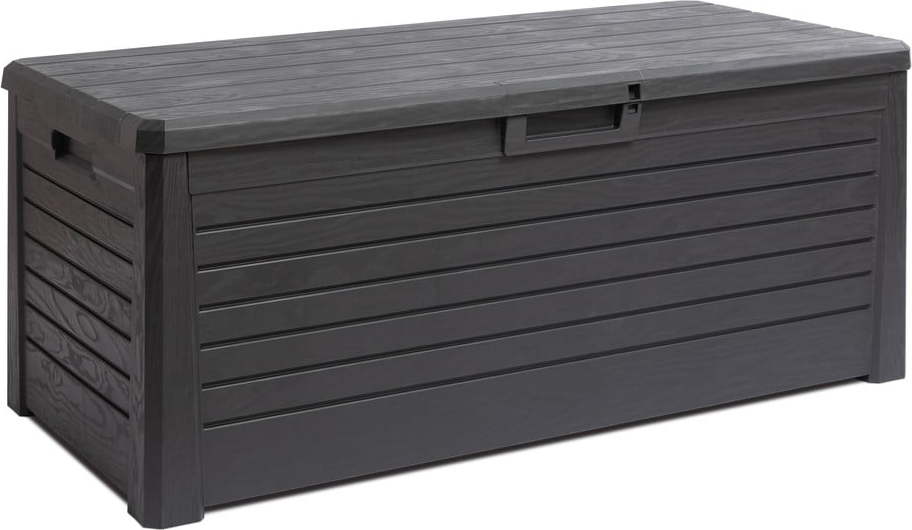 Tmavě šedý zahradní úložný box Florida – Toomax TOOMAX