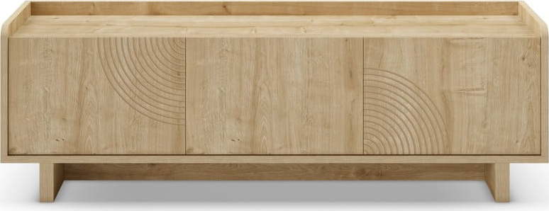 TV stolek v dekoru dubu v přírodní barvě 140x45x40 cm Daira – Marckeric Marckeric