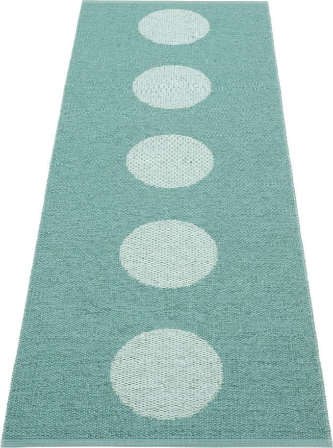 Tyrkysový vnitřní a venkovní běhoun 70x200 cm Vera Pop Jade – Pappelina Pappelina