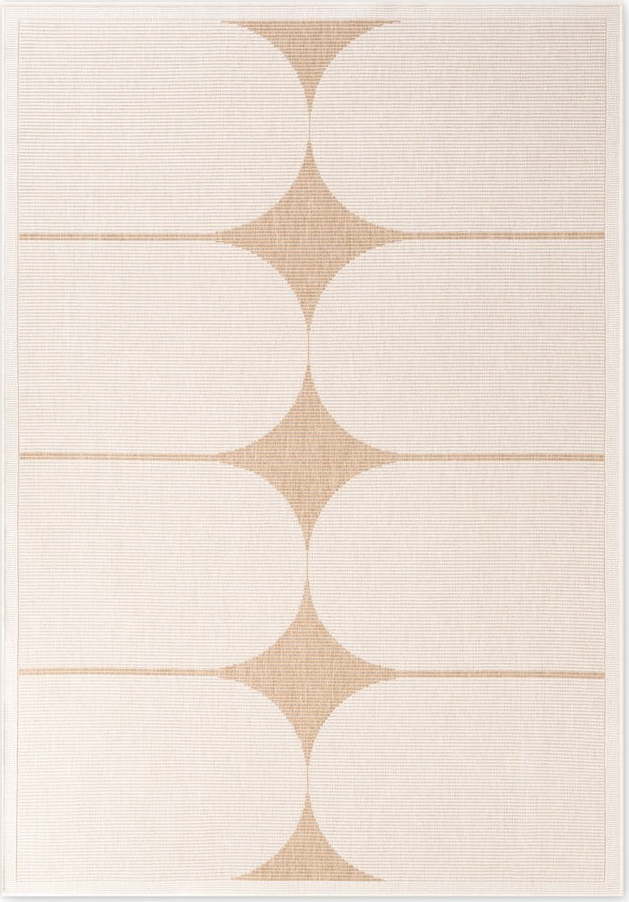 Vnitřní a venkovní koberec v béžové a slonovinové barvě 200x290 cm Duet Bowen – NORTHRUGS NORTHRUGS