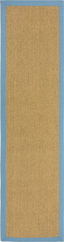 Vnitřní a venkovní koberec ve světle modré a světle hnědé barvě 60x230 cm Sisal Look – Flair Rugs Flair Rugs