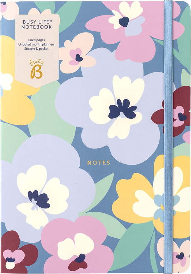 Zápisník formát A5 64 str. Floral – Busy B Busy B