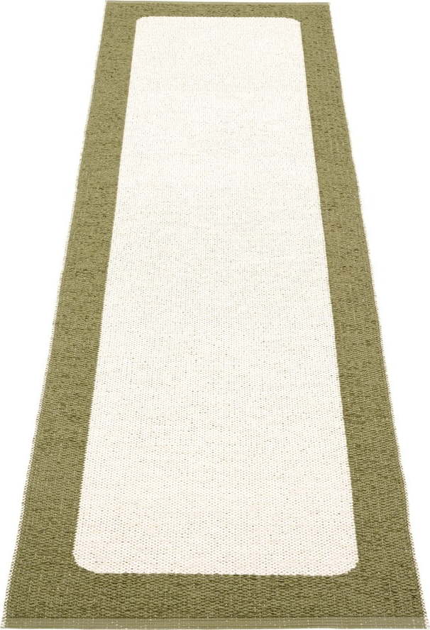 Zeleno-krémový vnitřní a venkovní běhoun 70x240 cm Ilda Pine – Pappelina Pappelina
