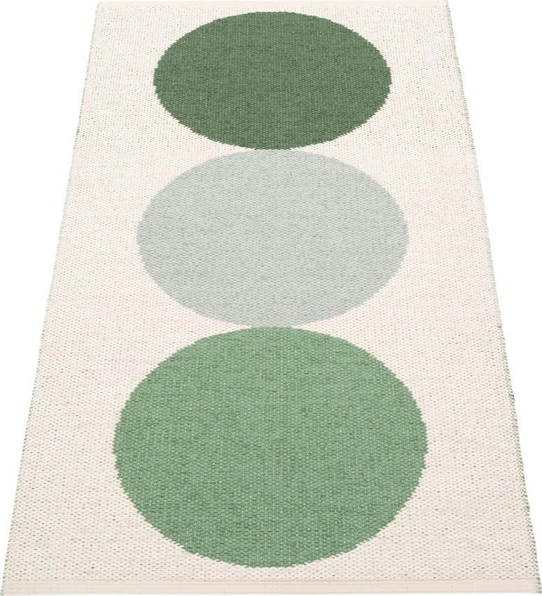 Zeleno-krémový vnitřní a venkovní koberec 70x140 cm Otto Herb – Pappelina Pappelina