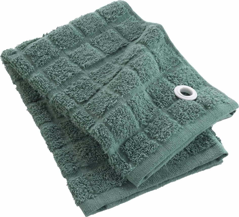 Zelený froté bavlněný ručník 50x50 cm Ardenia – douceur d'intérieur Douceur d intérieur