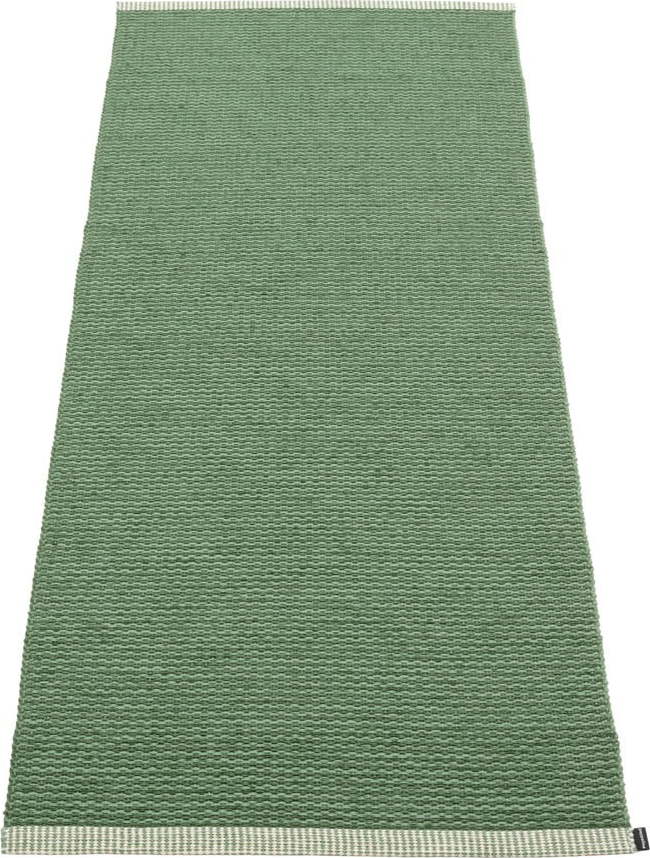 Zelený vnitřní a venkovní běhoun 60x150 cm Mono Leaf Oregano – Pappelina Pappelina