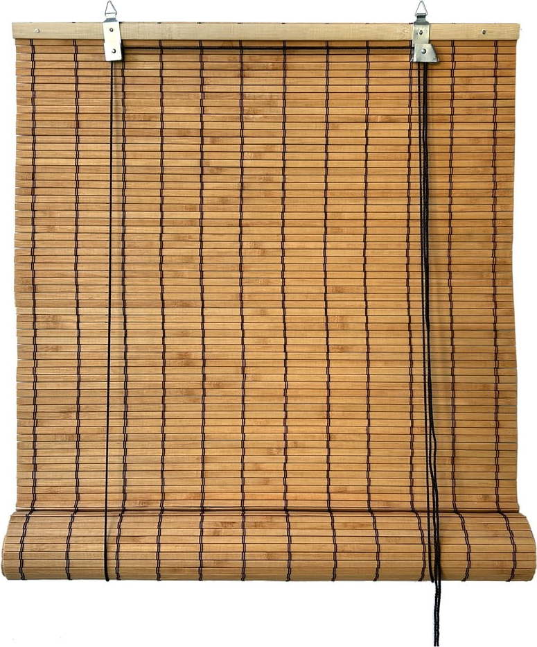 Bambusová roleta v přírodní barvě 80x160 cm Zeva – Gardinia Gardinia