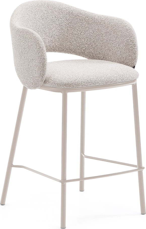 Barová židle slonovinová (výška sedáku 65 cm) Maina – Kave Home Kave Home