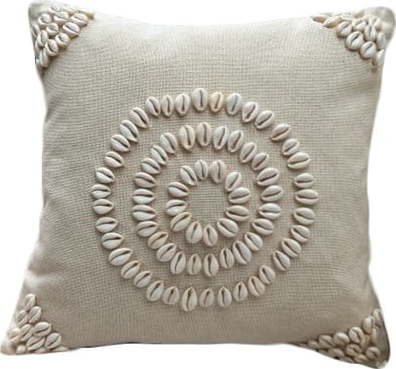 Bavlněný povlak na polštář 43x43 cm Seashells – Mioli Decor Mioli Decor