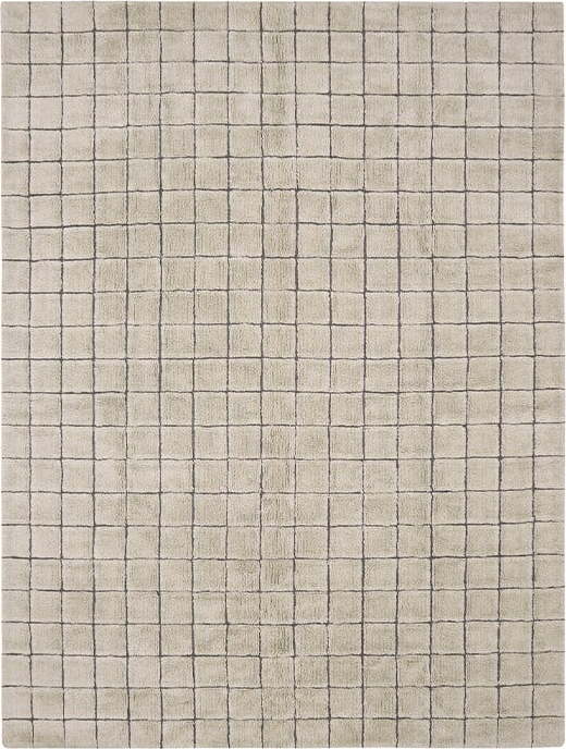 Béžový ručně tkaný vlněný koberec 230x300 cm Mosaic Sandstone – Lorena Canals Lorena Canals