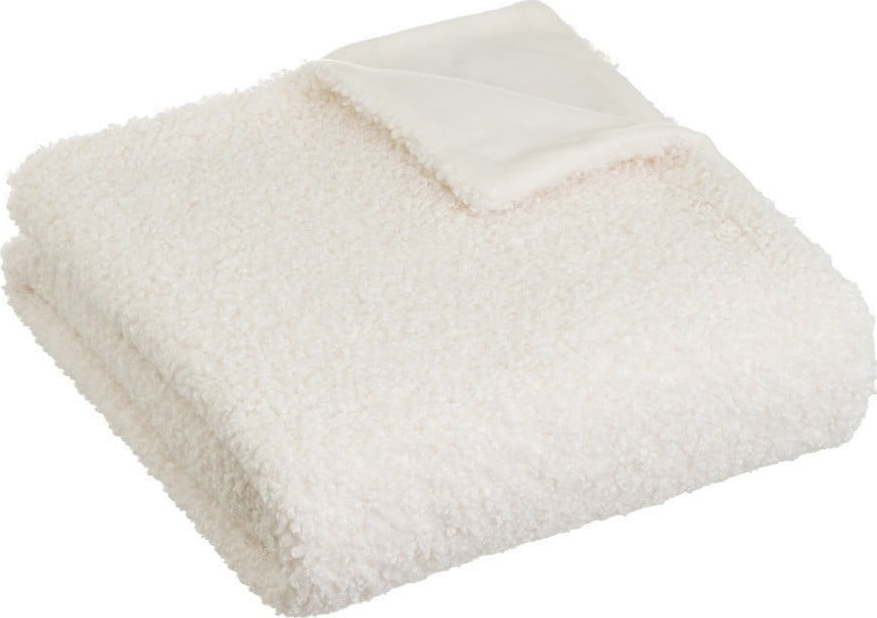 Bílá deka s beránkem 130x160 cm Sherpa – Casa Selección Casa Selección