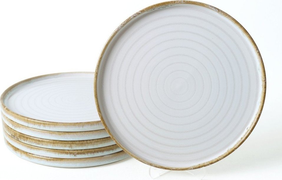 Bílé talíře z kameniny ø 27 cm v sadě 6 ks – Hermia Hermia