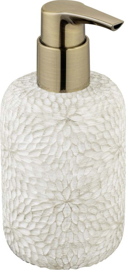 Bílý dávkovač mýdla z polyresinu 300 ml Montalfano – Wenko WENKO