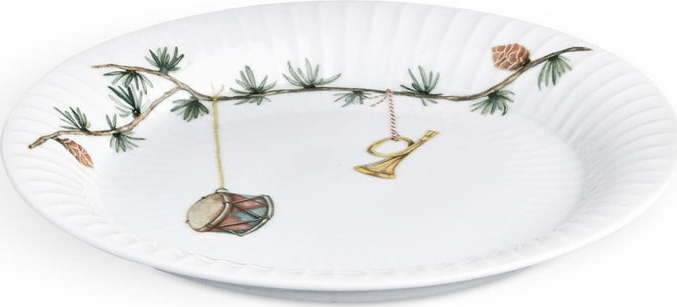 Bílý dezertní porcelánový talíř s vánočním motivem ø 19 cm Hammershøi Christmas – Kähler Design Kähler Design