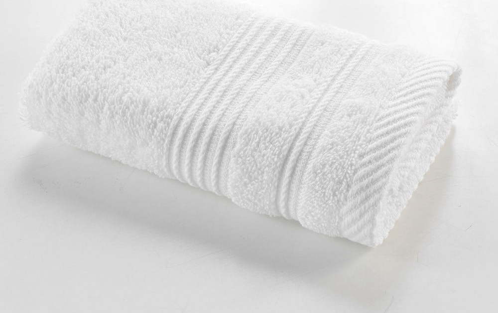 Bílý froté bavlněný ručník 30x50 cm Tendresse – douceur d'intérieur Douceur d intérieur
