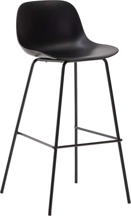 Černá barová židle (výška sedáku 74 cm) Altea – Kave Home Kave Home