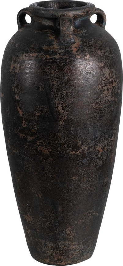 Černá terakotová vysoká váza (výška 60 cm) Artem – Ixia Ixia