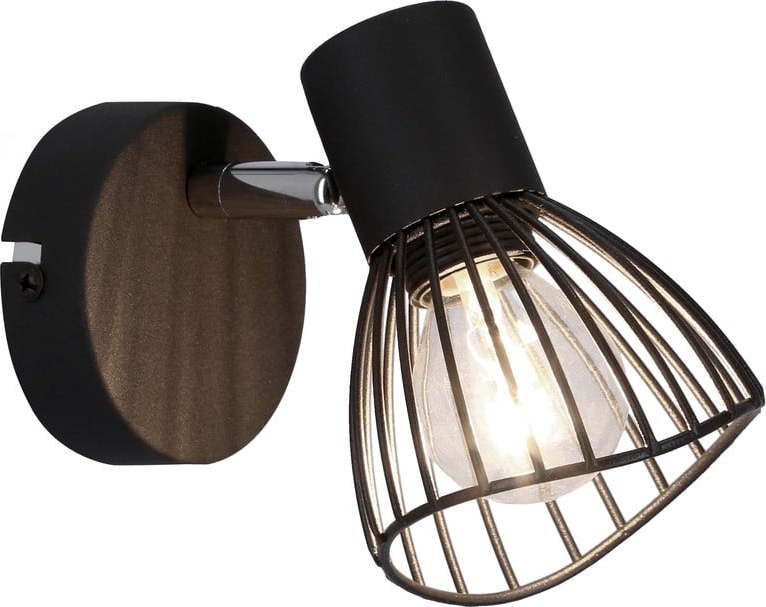 Černé nástěnné svítidlo Fly – Candellux Lighting Candellux Lighting