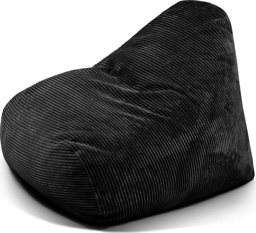 Černý manšestrový sedací vak Snug 100 – SLOWDOWN SLOWDOWN