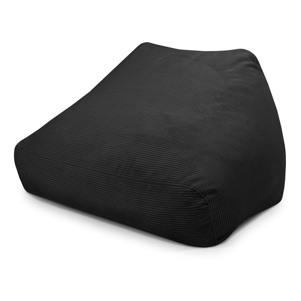 Černý manšestrový sedací vak Sofa Snug – SLOWDOWN SLOWDOWN