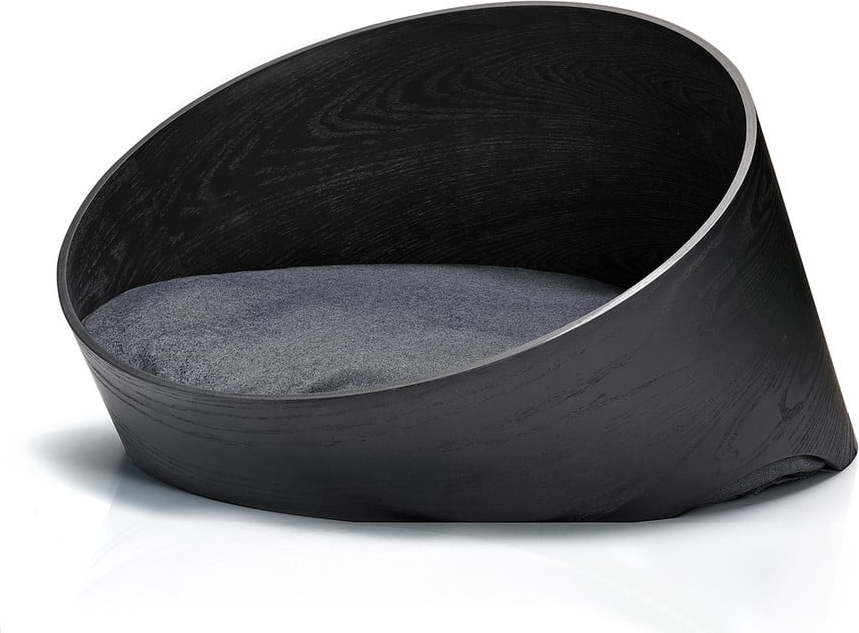 Černý pelíšek pro domácího mazlíčka 75x60 cm Covo Ash Black/Anthracite S – MiaCara MiaCara