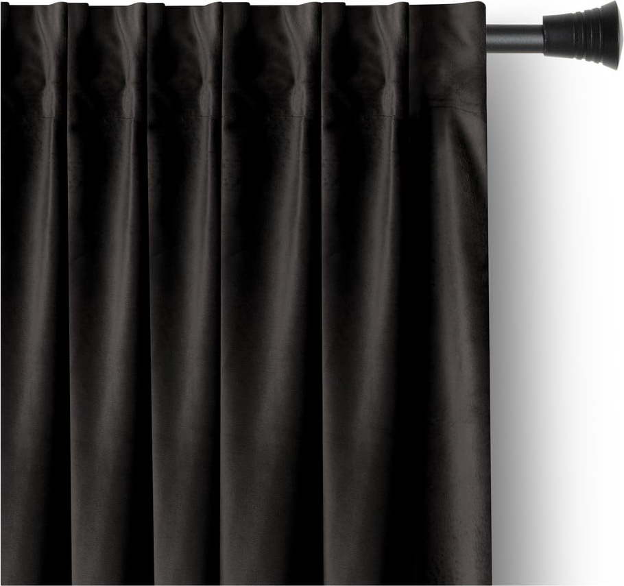 Černý sametový dimout závěs 140x270 cm – Restilo Restilo