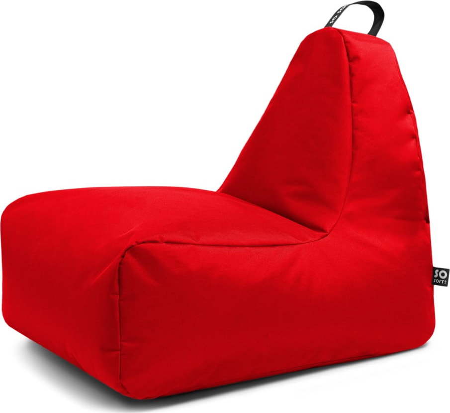 Červený sedací vak Chill L – So Soft? So Soft?