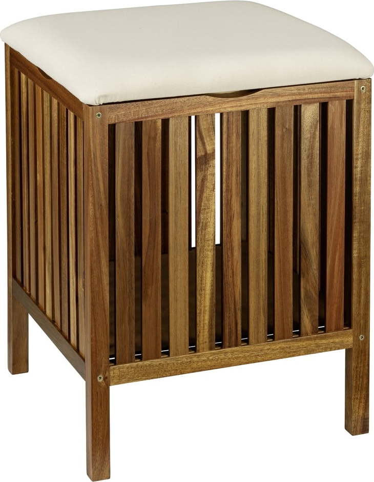 Dřevěný koš na prádlo v tmavě přírodní barvě 38 l Fondi – Wenko WENKO