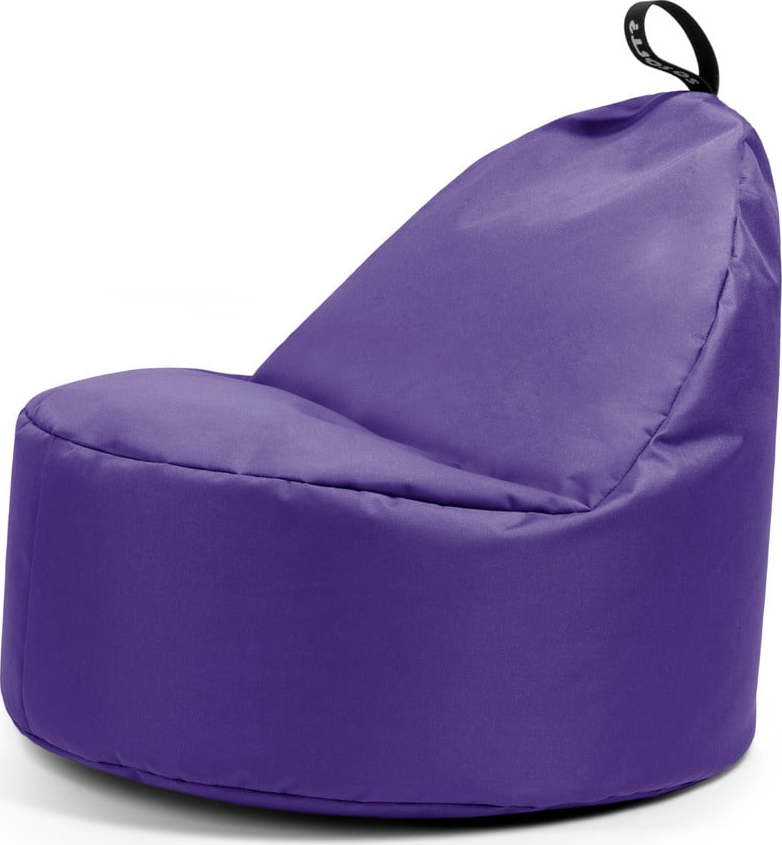 Fialový dětský sedací vak Round M – So Soft? So Soft?