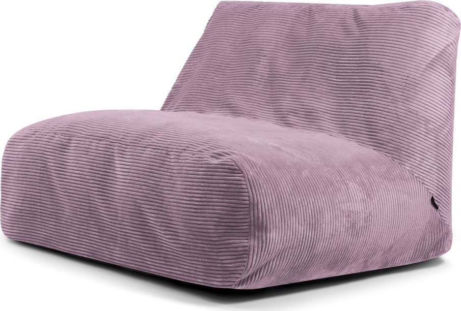 Fialový manšestrový sedací vak Sofa Tube – SLOWDOWN SLOWDOWN