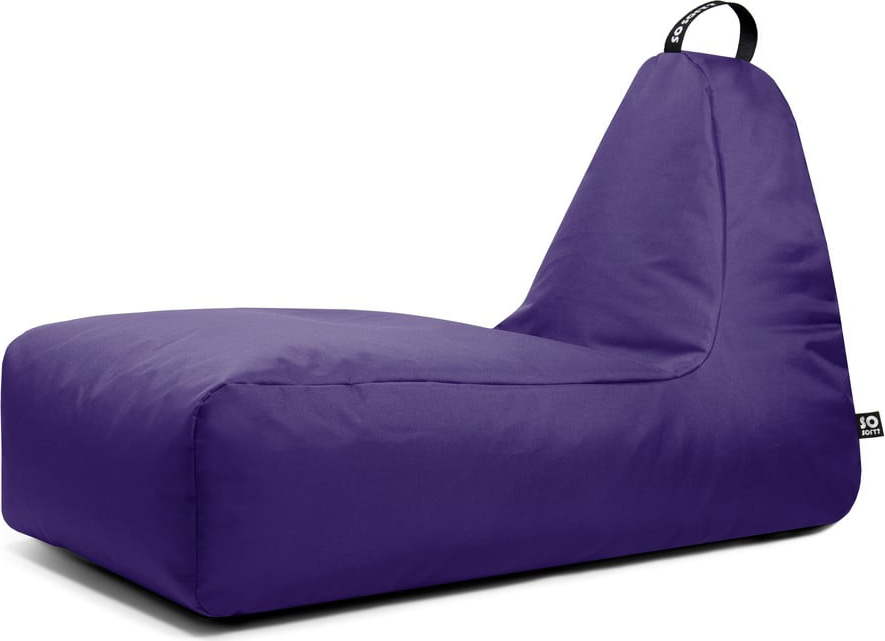 Fialový sedací vak Chill XXL – So Soft? So Soft?