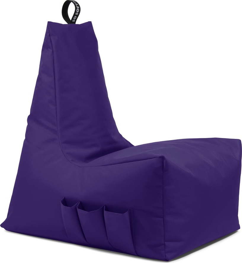Fialový sedací vak Icy Gamer XL – So Soft? So Soft?