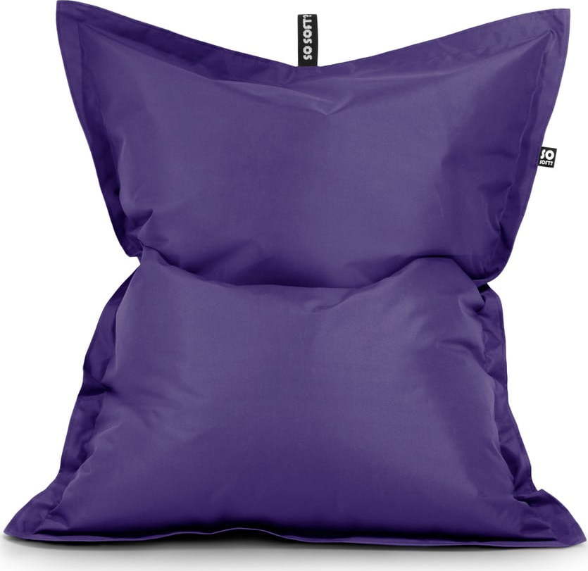 Fialový sedací vak Pad L – So Soft? So Soft?