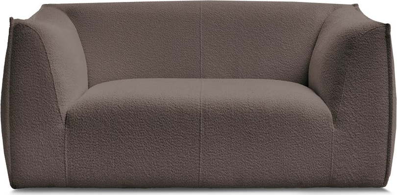 Hnědá pohovka z textilie bouclé 170 cm Giorgia – Bobochic Paris Bobochic Paris