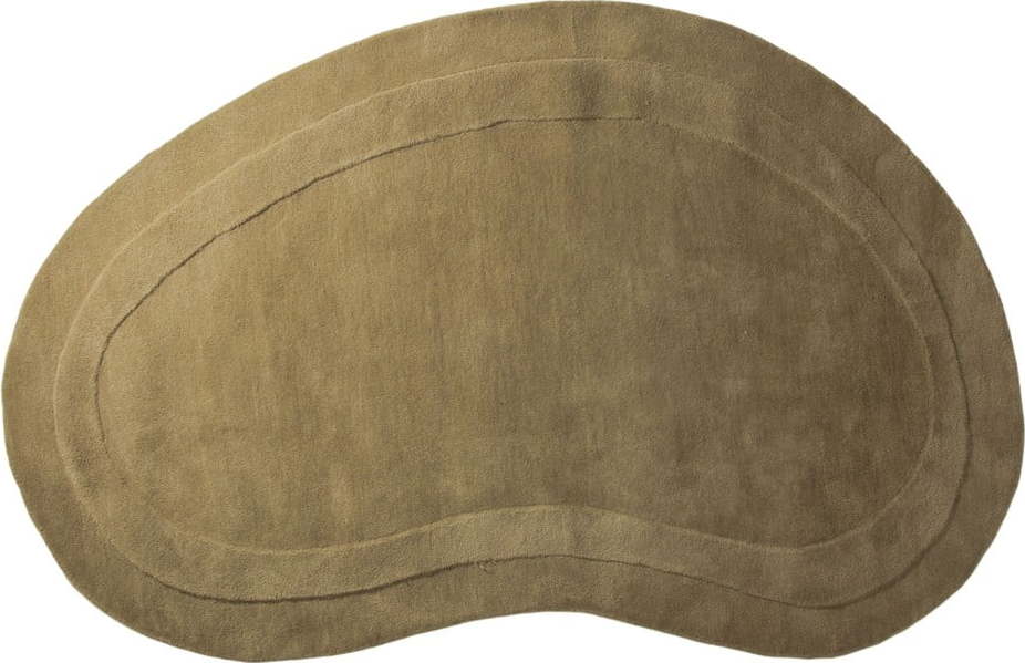 Khaki vlněný koberec 150x230 cm Cloria – Micadoni Micadoni
