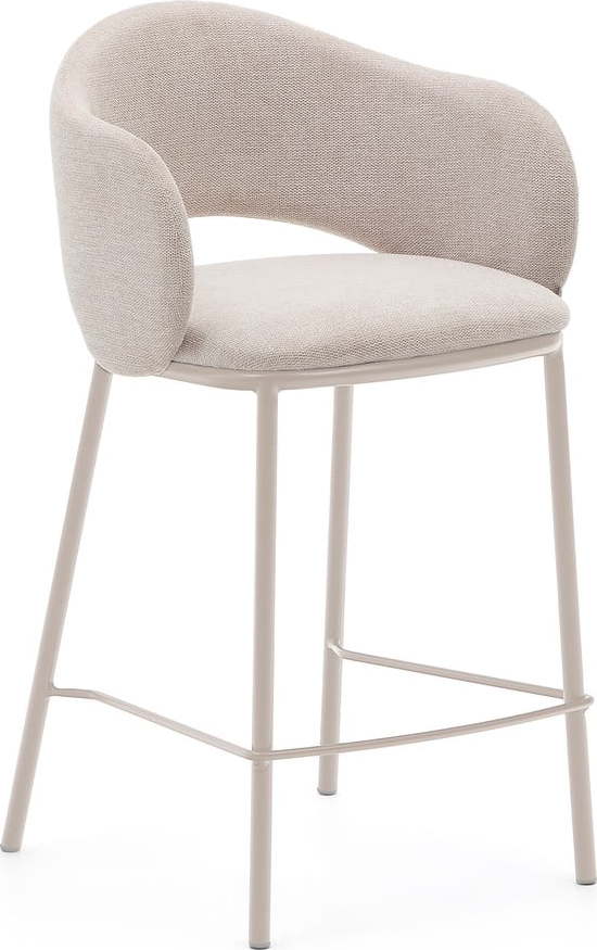 Krémová barová židle (výška sedáku 65 cm) Maina – Kave Home Kave Home