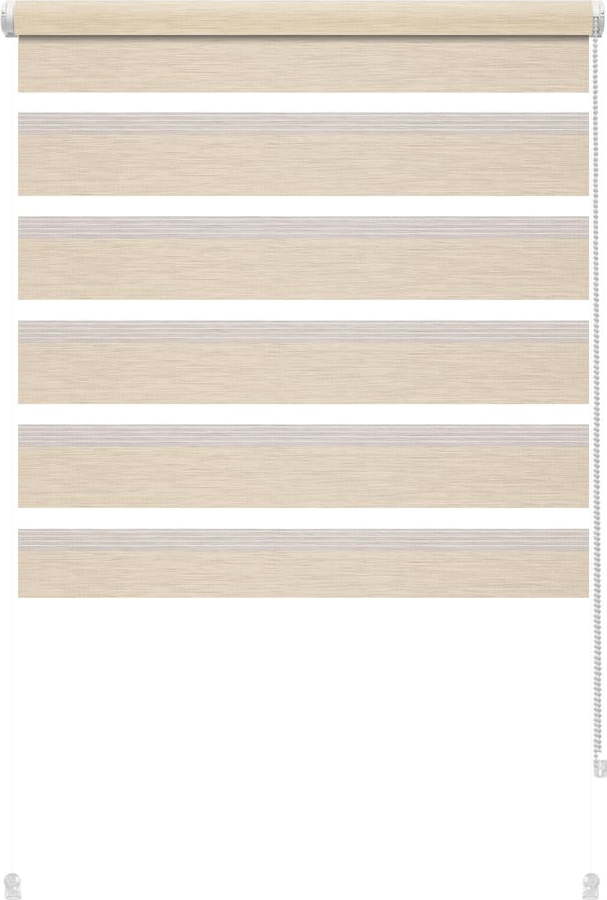 Krémová roleta den a noc 57x150 cm Zebra Silvalin – Gardinia Gardinia