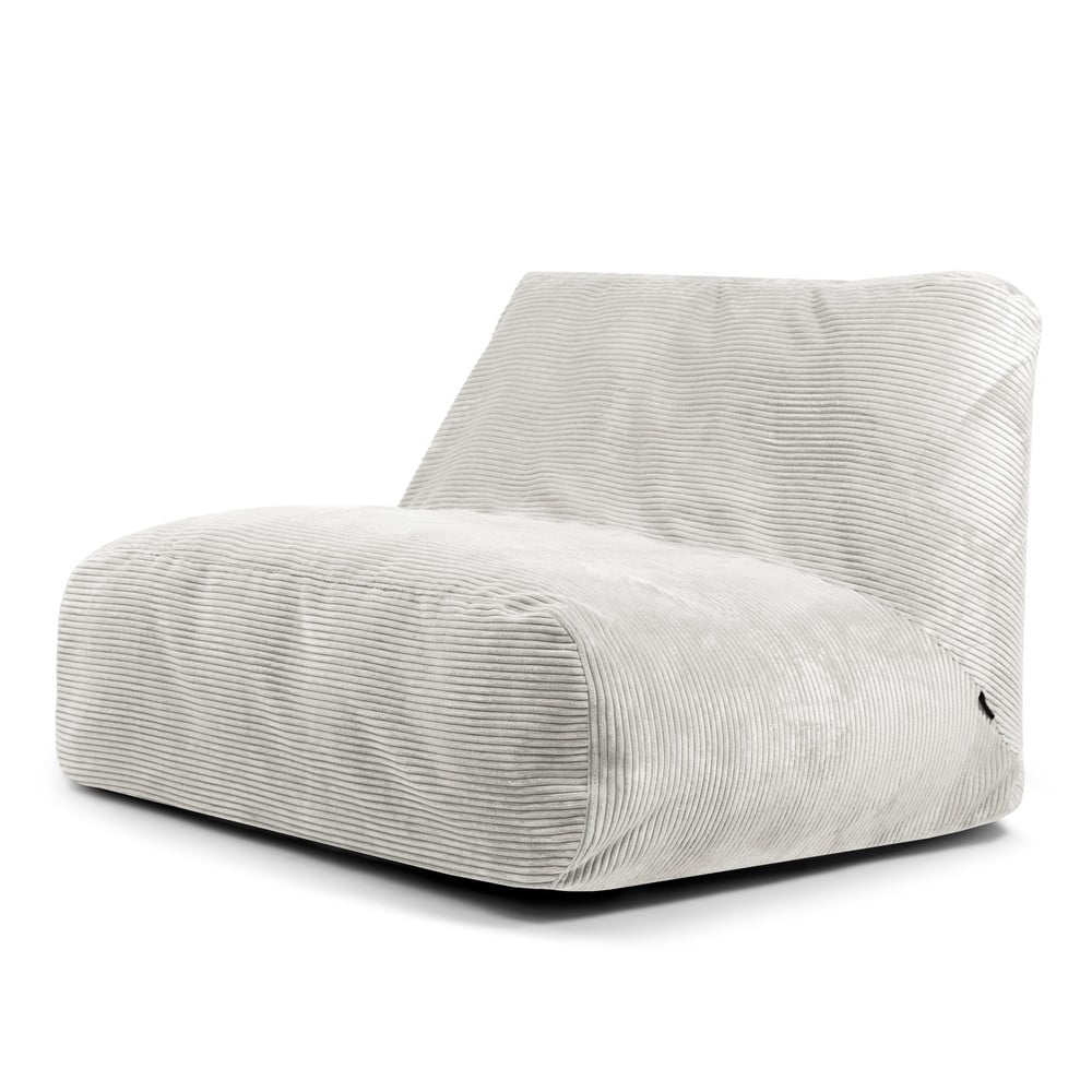 Krémový manšestrový sedací vak Sofa Tube – SLOWDOWN SLOWDOWN