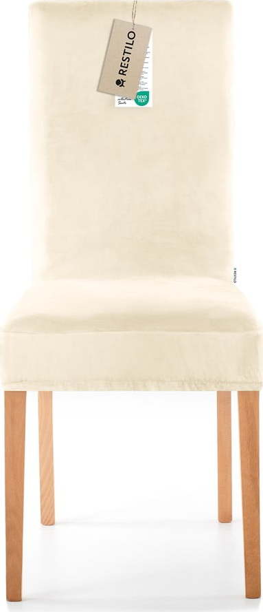 Krémový napínací potah na židli 48 cm Sento – Restilo Restilo