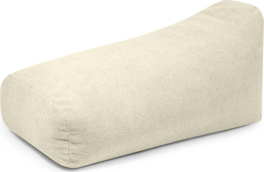 Krémový sedací vak z textilie bouclé Snug 130 – SLOWDOWN SLOWDOWN