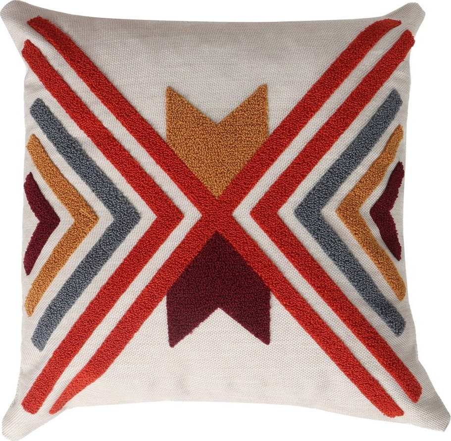 Lněný dekorační polštář 43x43 cm Kelebek – Mioli Decor Mioli Decor