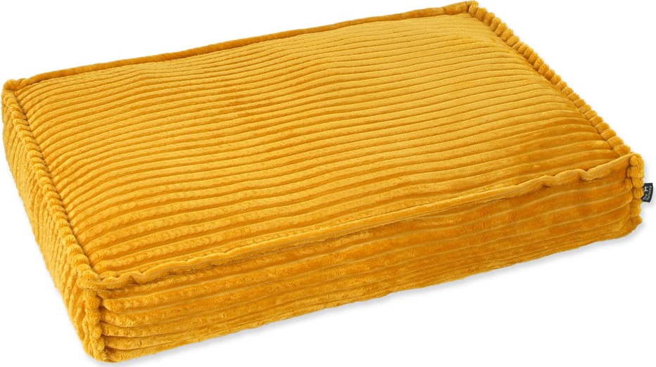 Matrace pro psa v hořčicové barvě 120x80 cm Dog Fantasy Stripe – Plaček Pet Products Plaček Pet Products