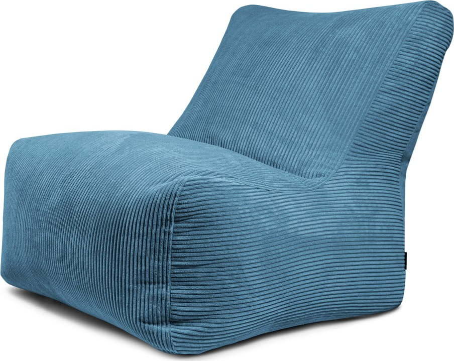 Modrý manšestrový sedací vak Seat 100 Lounge – SLOWDOWN SLOWDOWN
